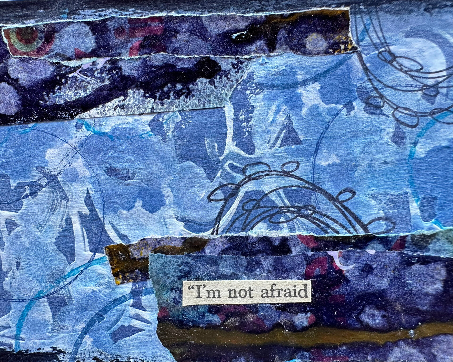 Original Artwork Notecard - I'm Not Afraid