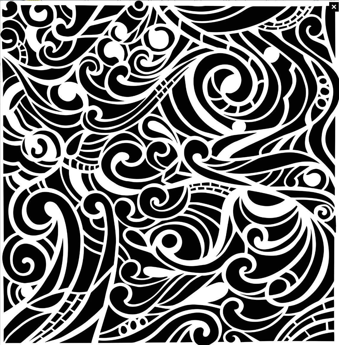 TCW Stencil Swooshes 6x6 (TCW1086s)