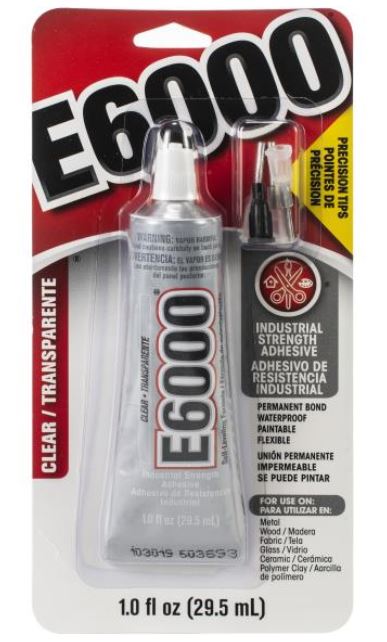 E6000 Clear Adhesive with Precision Tips 1 oz