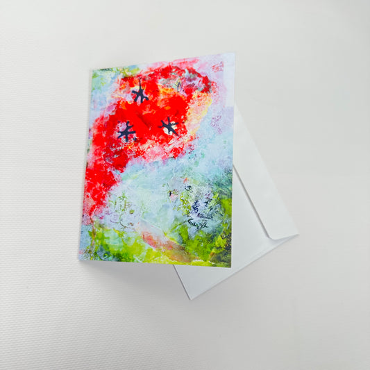 Poppies - Notecard