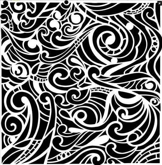 TCW Stencil Swooshes 6x6 (TCW1086s)